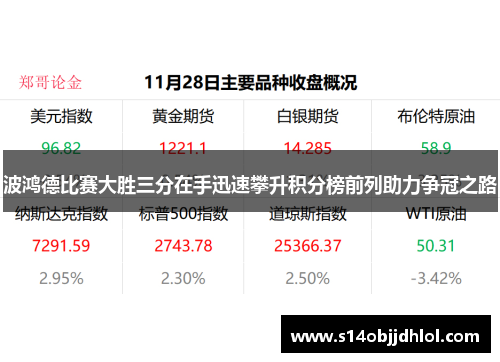 波鸿德比赛大胜三分在手迅速攀升积分榜前列助力争冠之路