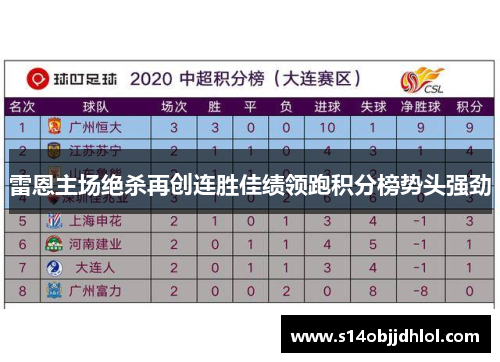 雷恩主场绝杀再创连胜佳绩领跑积分榜势头强劲